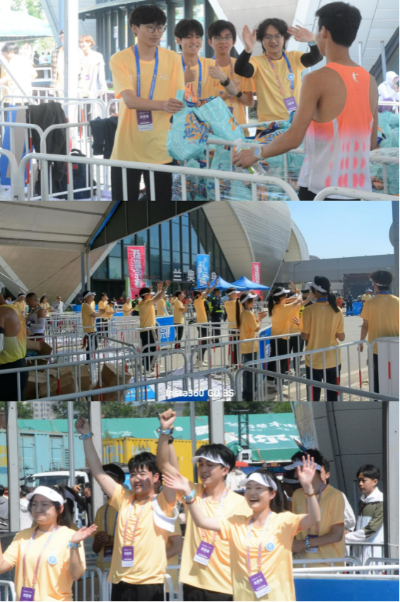 我校志愿者助力兰马尽展青春风采